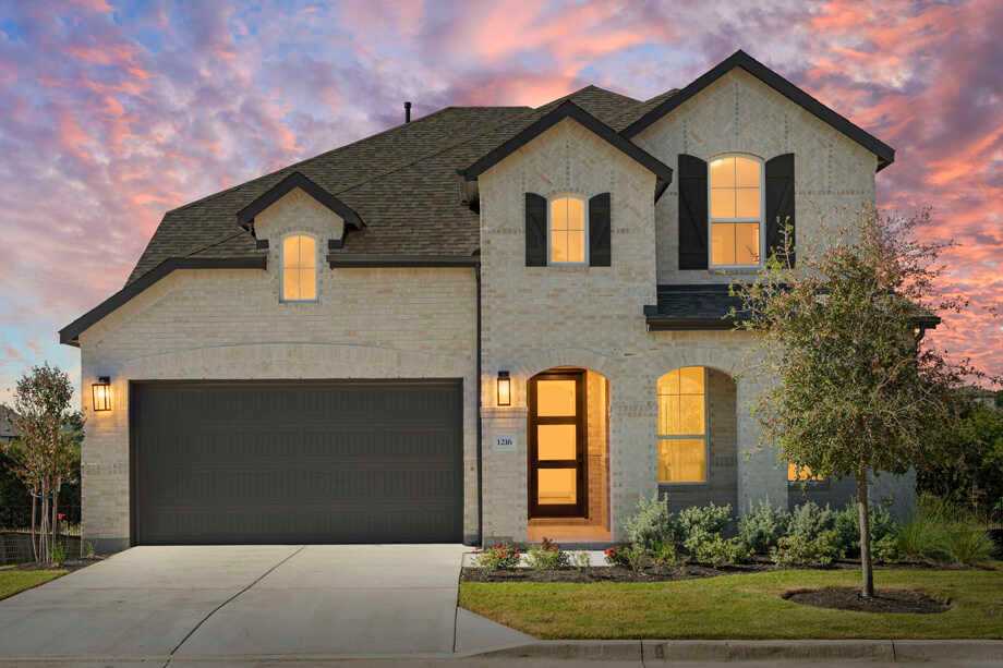 Plan Middleton - Wolf Ranch: 51ft. lots: Georgetown, Texas - Highland Homes