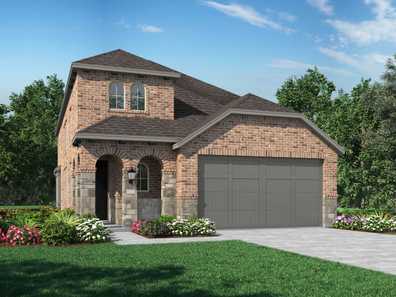Plan Everleigh by Highland Homes in Houston TX