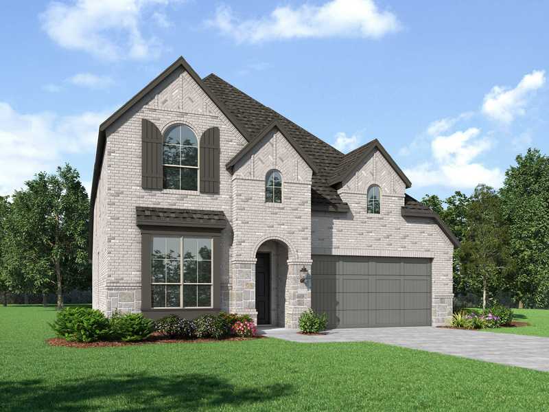 Plan Richmond by Highland Homes in Houston TX