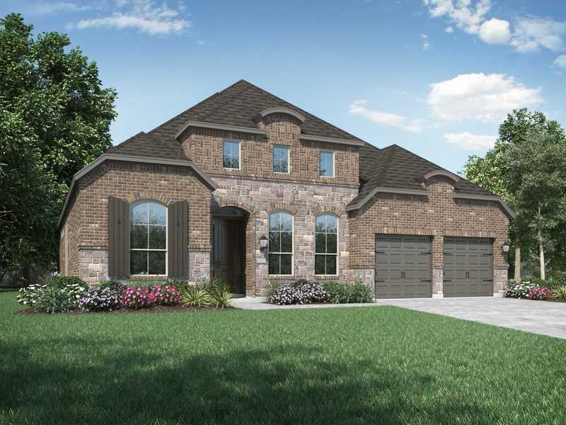 Plan 215 by Highland Homes in Houston TX