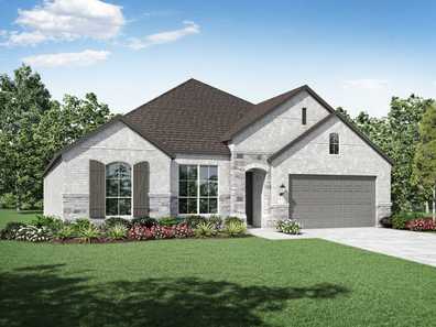 Plan Canterbury by Highland Homes in Houston TX