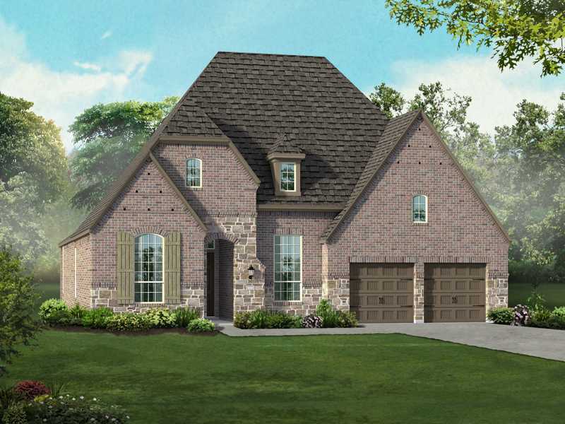 Plan 204 by Highland Homes in Houston TX