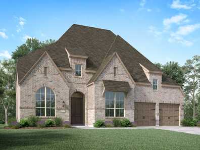 Plan 220 by Highland Homes in Fort Worth TX