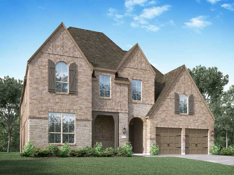 Plan 224 by Highland Homes in Fort Worth TX