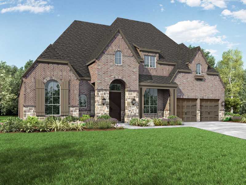 Plan 272 by Highland Homes in Fort Worth TX