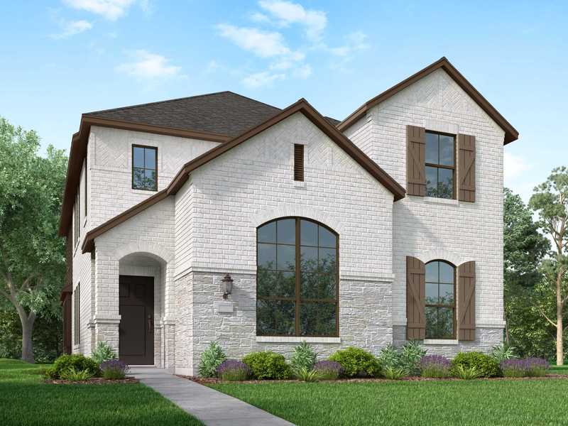 Plan Warrenton by Highland Homes in Dallas TX