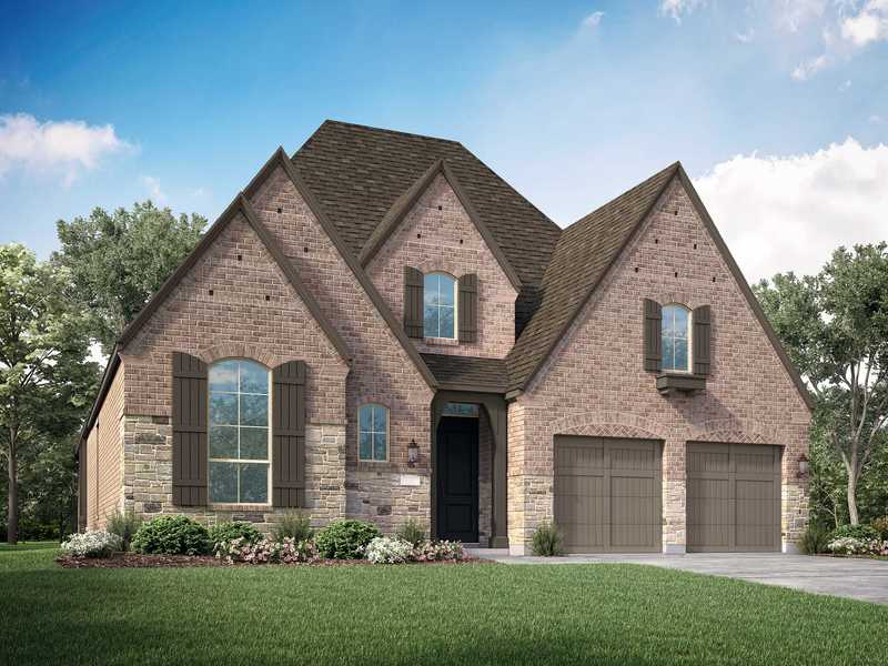 Plan 540 by Highland Homes in Houston TX