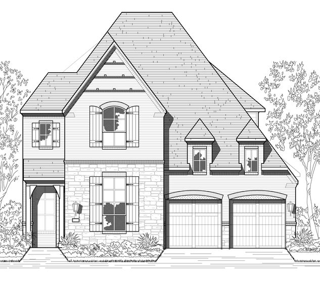 Plan 566 by Highland Homes in Dallas TX