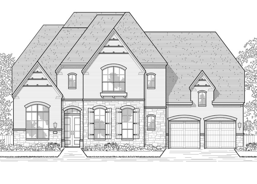 Plan 608 by Highland Homes in Dallas TX