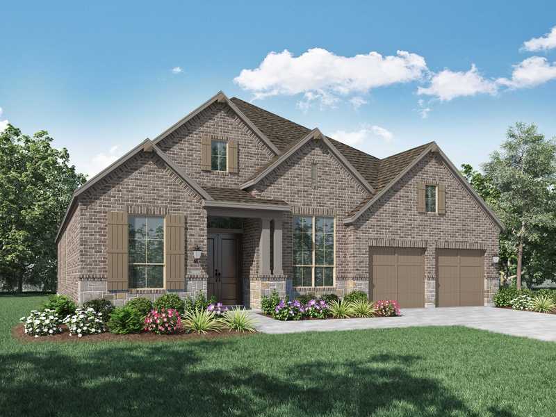 Plan 216 by Highland Homes in Houston TX