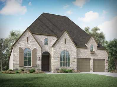 Plan 217 by Highland Homes in Fort Worth TX