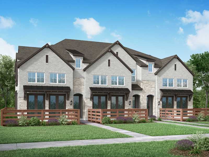 Plan Casey by Highland Homes in Dallas TX