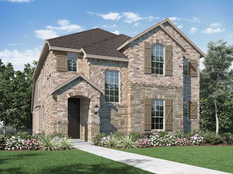 Plan Lynnwood by Highland Homes in Dallas TX