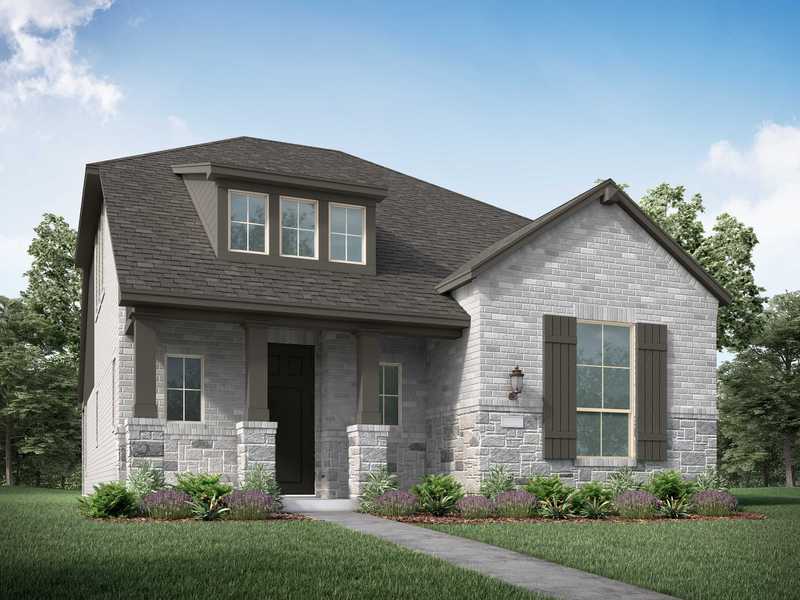 Plan Merrivale by Highland Homes in Dallas TX