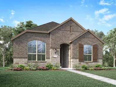 Plan Bailey by Highland Homes in Dallas TX