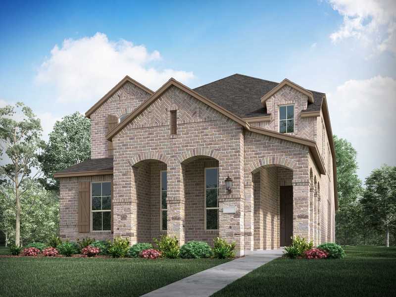 Plan Kimberley by Highland Homes in Dallas TX