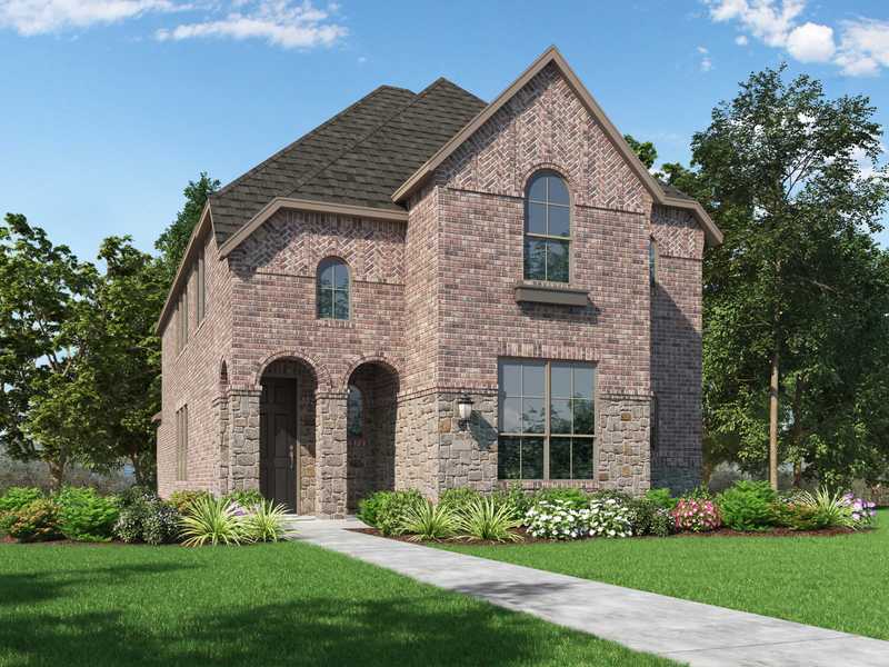 Plan Belmont by Highland Homes in Dallas TX