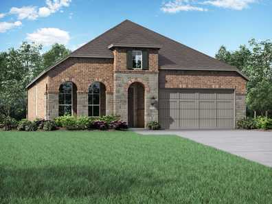 Plan Amberley by Highland Homes in Dallas TX