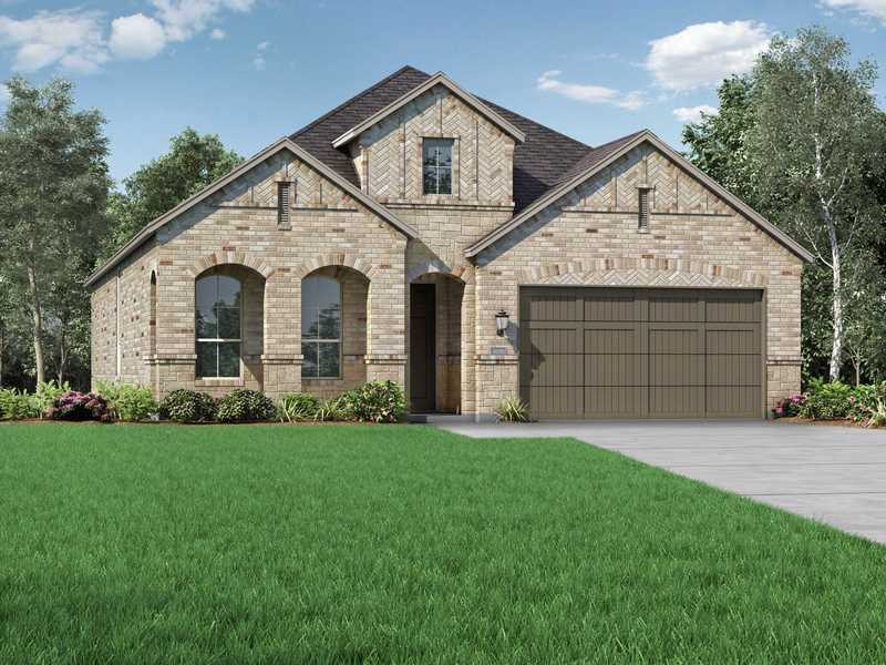 Plan Amberley by Highland Homes in Houston TX