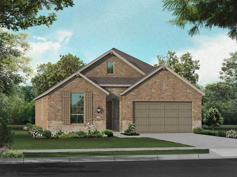 Plan Dorchester by Highland Homes in Houston TX