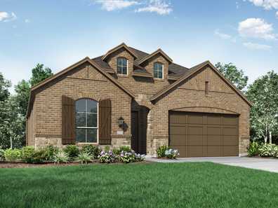 Plan Davenport by Highland Homes in Fort Worth TX