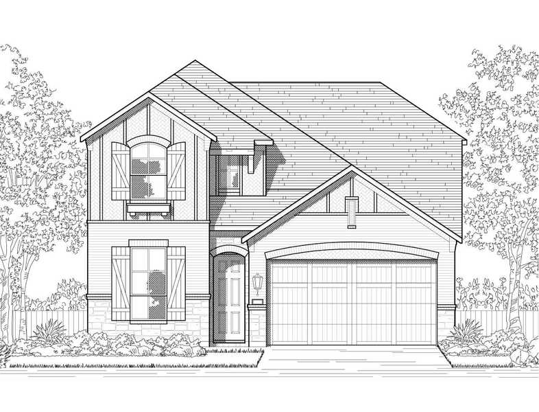 Plan Griffith by Highland Homes in Dallas TX