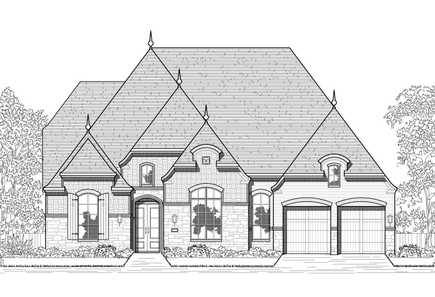 Plan 804 by Highland Homes in Houston TX