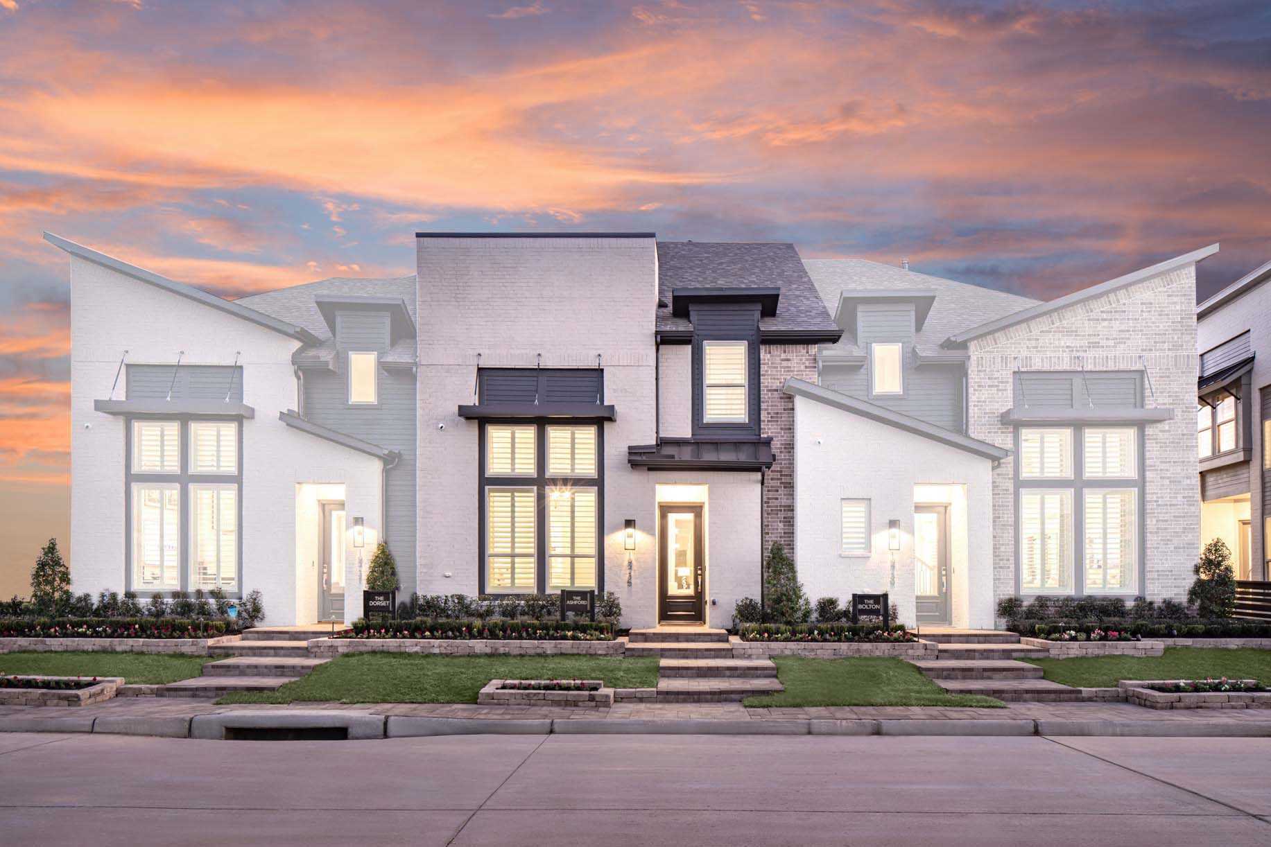 Plan Ashford - Bridgeland Central: The Villas: Cypress, Texas - Highland Homes