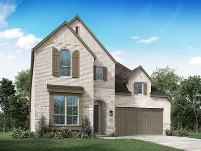 Plan Cambridge by Highland Homes in Fort Worth TX