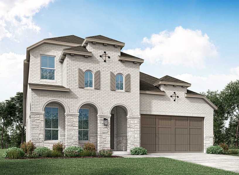 Plan Middleton by Highland Homes in Houston TX