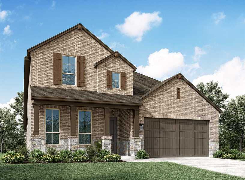 Plan Middleton by Highland Homes in Austin TX