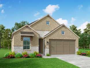 Plan Continental - 6 Creeks at Waterridge: 45ft. lots: Kyle, Texas - Highland Homes