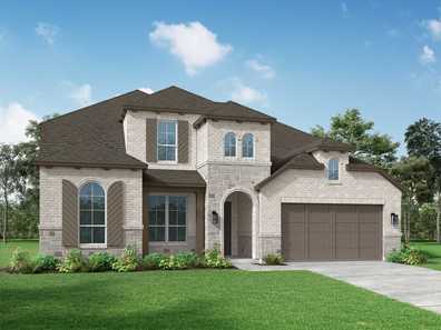 Plan Sheffield by Highland Homes in Houston TX