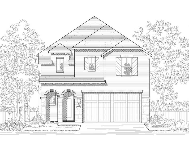 Plan Lincoln by Highland Homes in Houston TX