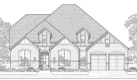 Plan 804 by Highland Homes in Dallas TX