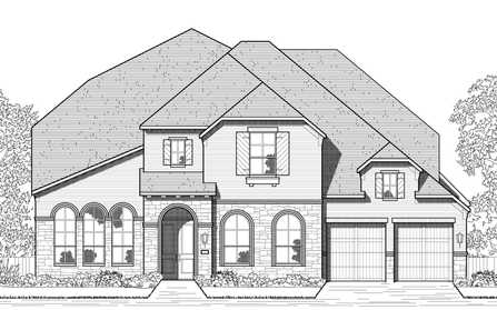 Plan 817 by Highland Homes in Dallas TX