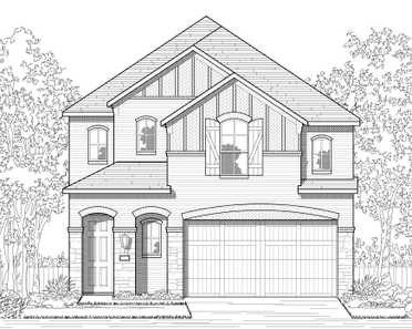 Plan Easton by Highland Homes in Dallas TX