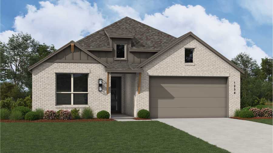Plan Kahlo by Highland Homes in Houston TX