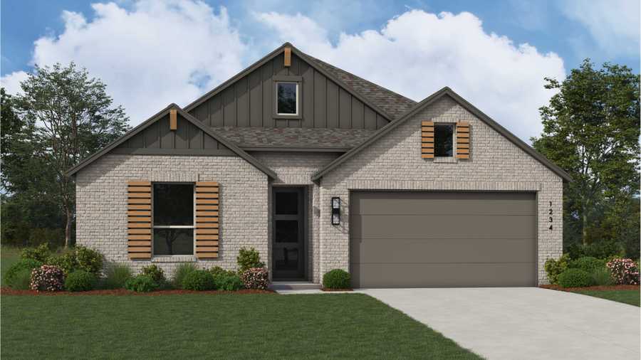 Plan Matisse by Highland Homes in Dallas TX