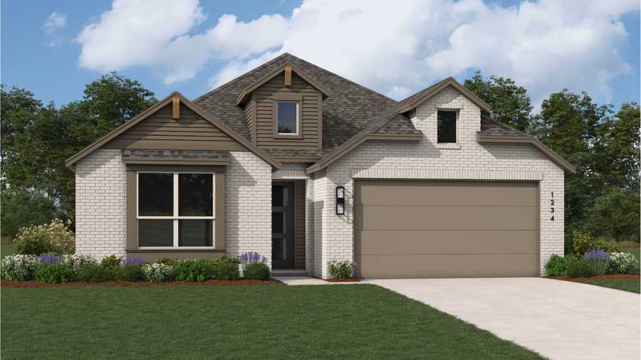 Plan Monet by Highland Homes in Houston TX
