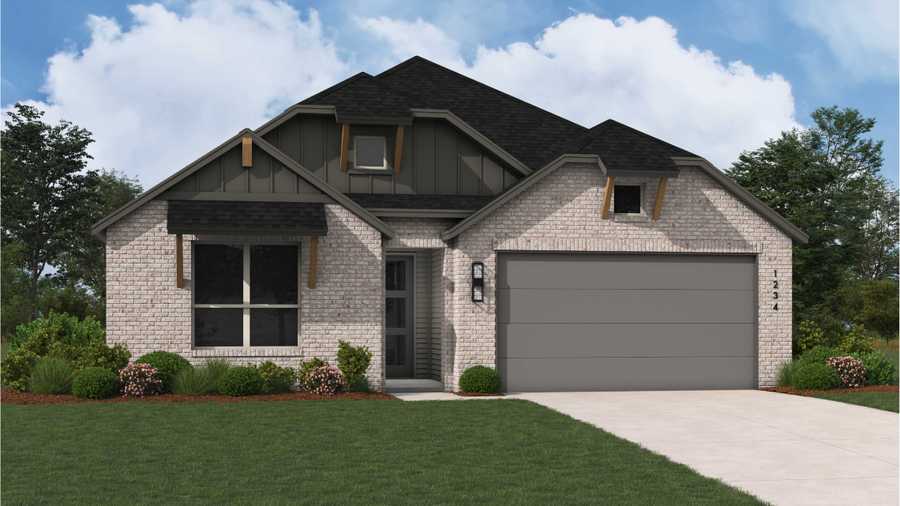 Plan Monet by Highland Homes in Dallas TX