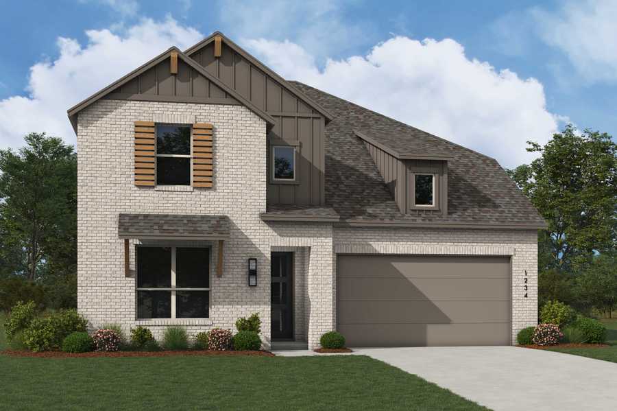 Plan Rodin by Highland Homes in Houston TX