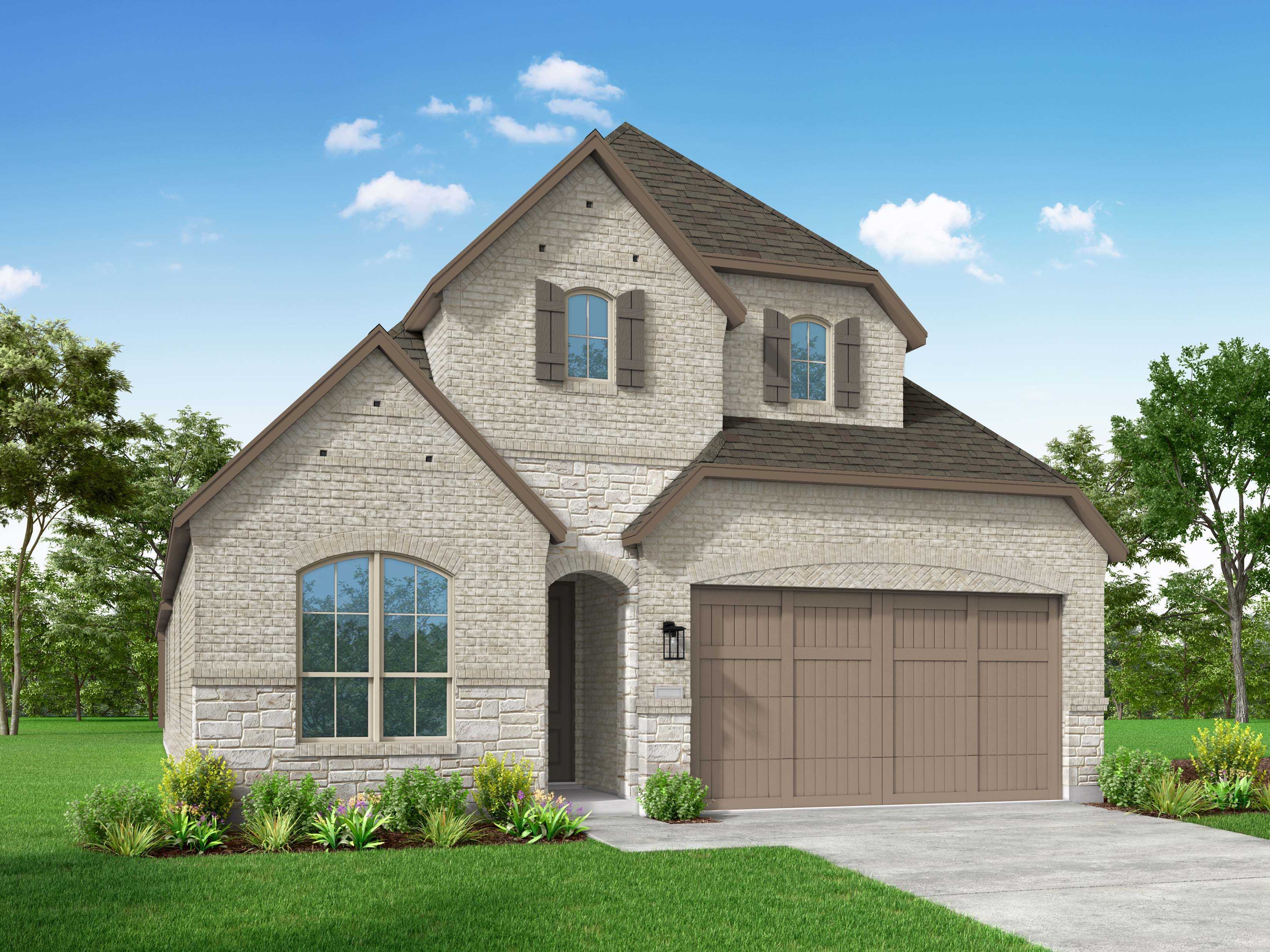 Plan Continental - Sandbrock Ranch: 45ft. lots: Aubrey, Texas - Highland Homes