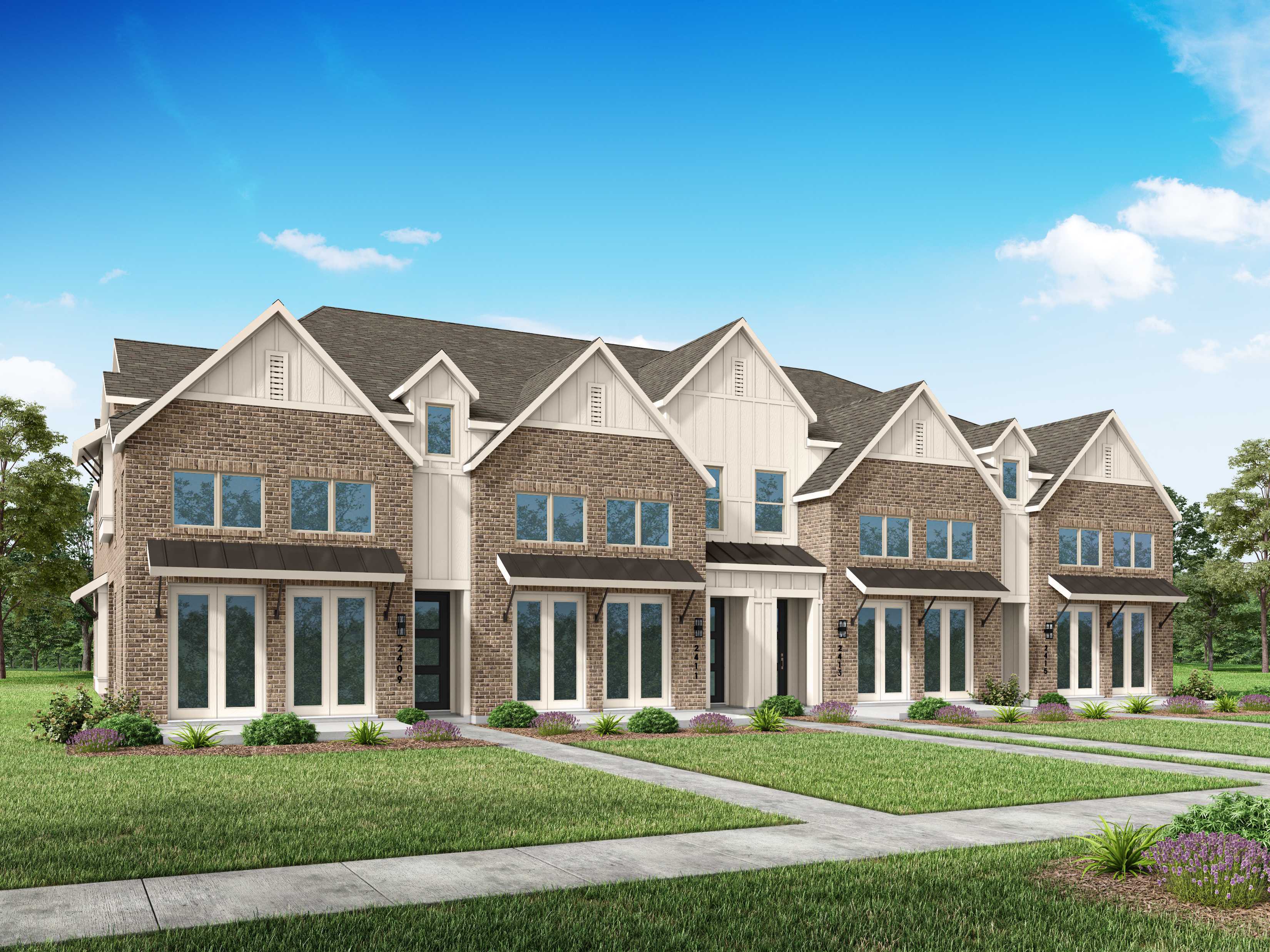 New Construction Townhomes The Woodlands TX NewHomeSource