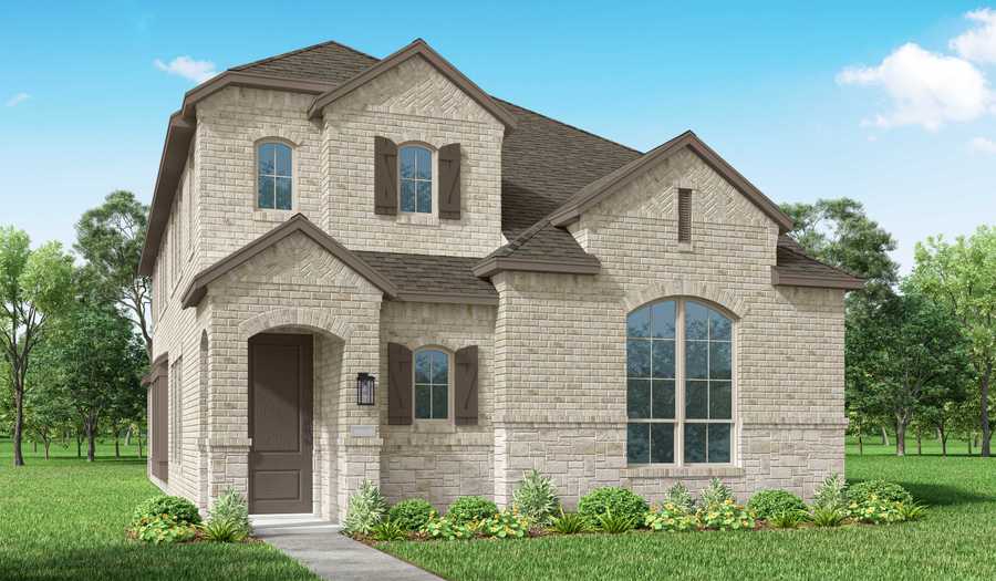 Plan London by Highland Homes in Fort Worth TX