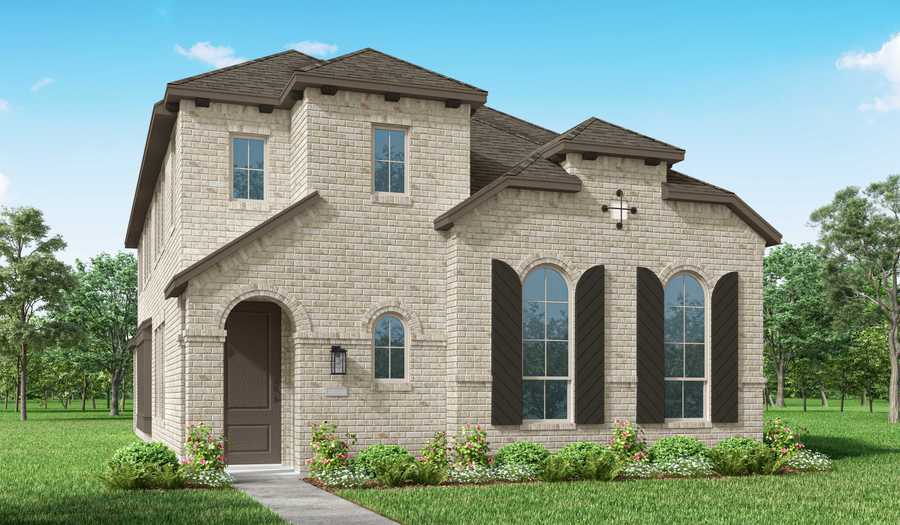 Plan London by Highland Homes in Dallas TX