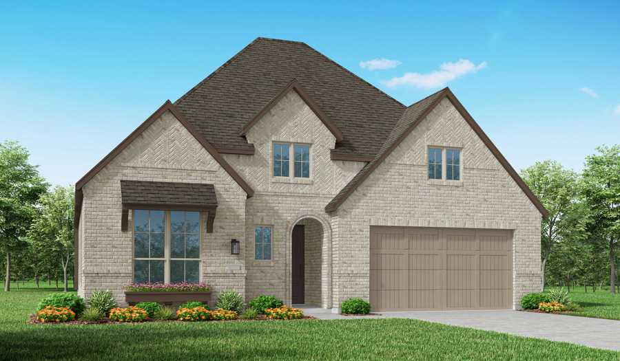 Plan Brentwood by Highland Homes in Sherman-Denison TX