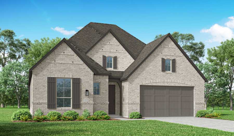 Plan Brentwood by Highland Homes in San Antonio TX
