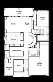 Plan Telford - Riceland: 65ft. lots: Mont Belvieu, Texas - Highland Homes