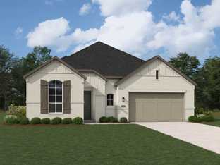 Plan Oxford - 6 Creeks at Waterridge: 55ft. lots: Kyle, Texas - Highland Homes